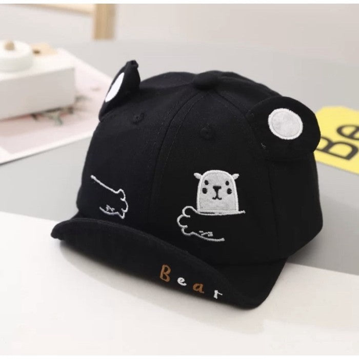 TOPI BASEBALL HUG BEAR TOPI ANAK MOTIF BERUANG LUCU FASHION TOPI ANAK