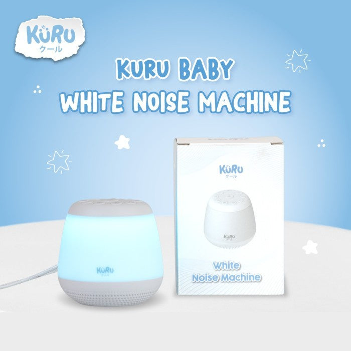 KURU W16 Baby White Noise Sound Machine Shusher with LED Night Lamp