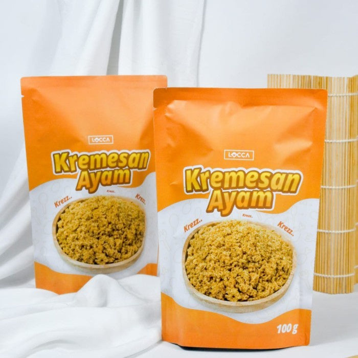 Locca Kremesan Ayam Original / Salted Egg Snack Cemilan Anak
