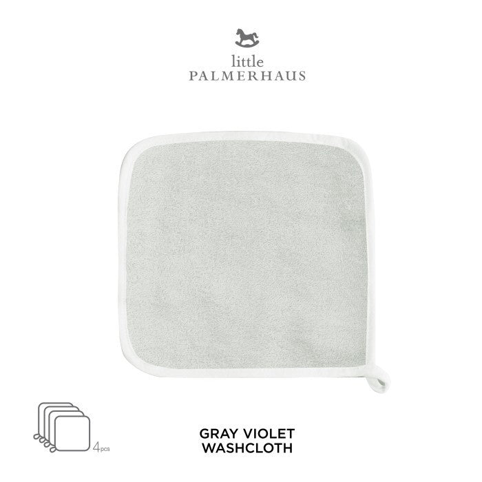 Little Palmerhaus - Bam & Boo Bamboo Washcloth Set Of 4 5.0