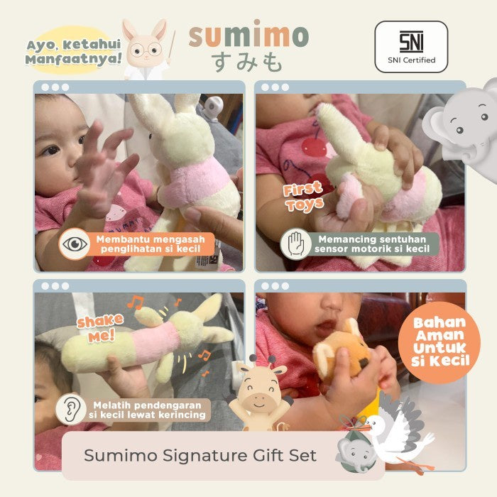 Sumimo Signature Gift Set Hadiah Anak Rattle