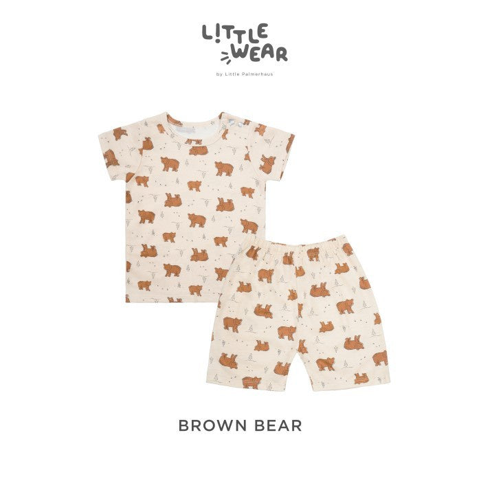 Baju Anak - Little Palmerhaus Little Wear Shoulder Short Set 17.0