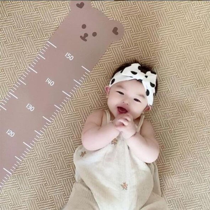 Kuma Pengukur Tinggi Badan Anak Penggaris Tempel Wall Sticker W04