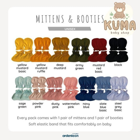 ARDENLEON Mittens Booties 1.0 Sarung Tangan Kaki Anak Bayi