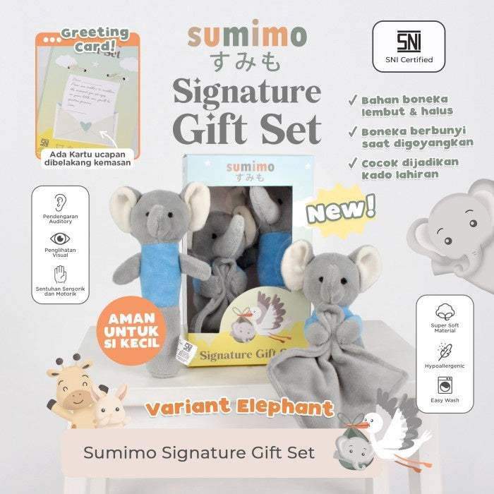 Sumimo Signature Gift Set Hadiah Anak Rattle