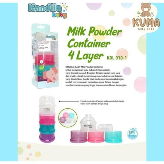 Kandila Milk Powder Container 4 layer /tempat susu bayi /container