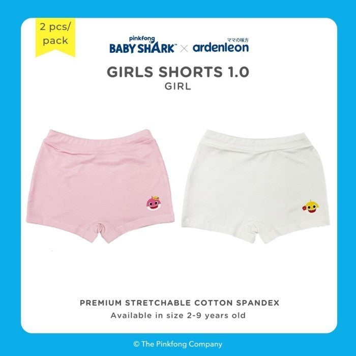 Ardenleon - Pinkfong Baby Shark Girls Shorts Celana Dalam 1.0 (2pcs)