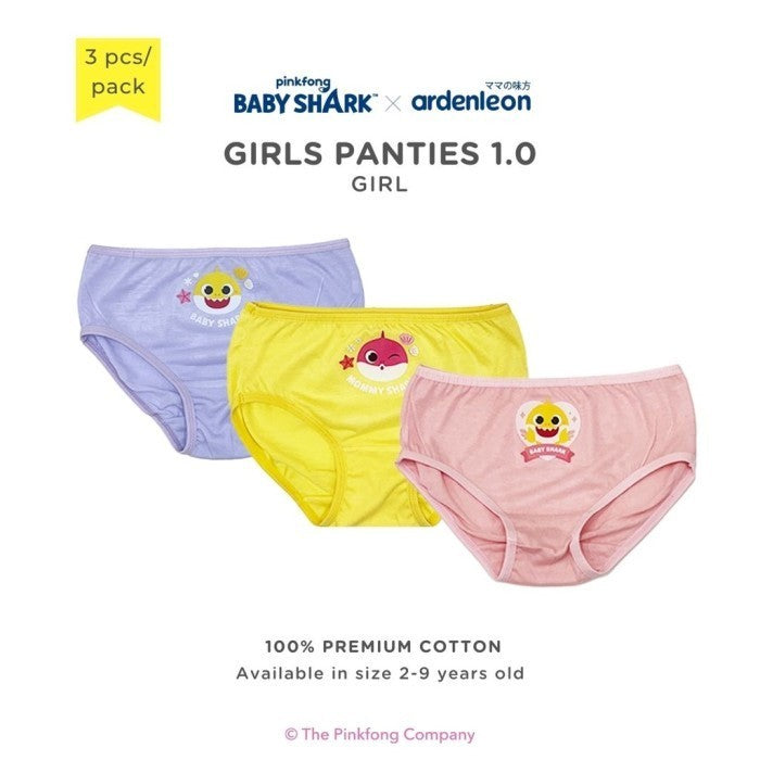 Ardenleon Pinkfong Baby Shark Girls Panties Celana Dalam 1.0 Perempuan