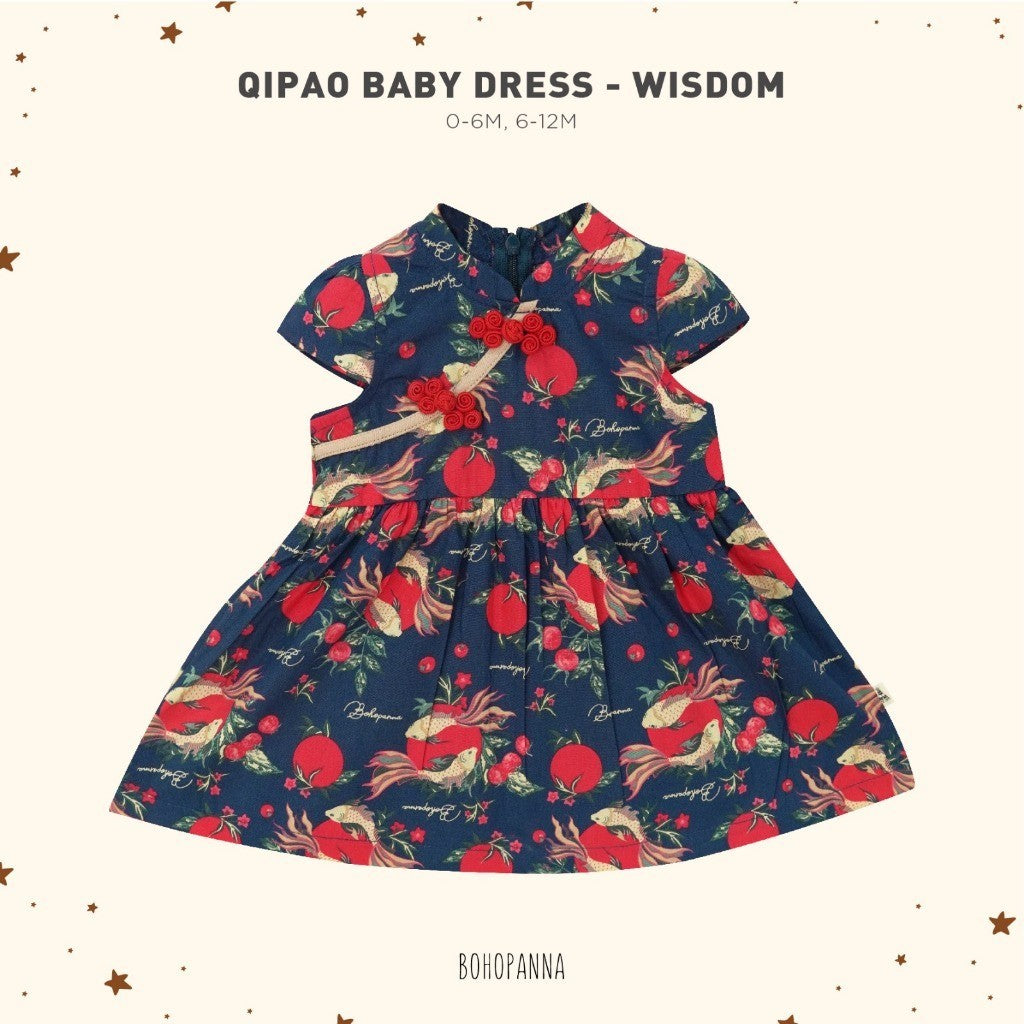 BOHOPANNA - QIPAO BABY DRESS - Dress Imlek Anak - Dress Imlek Bayi Perempuan