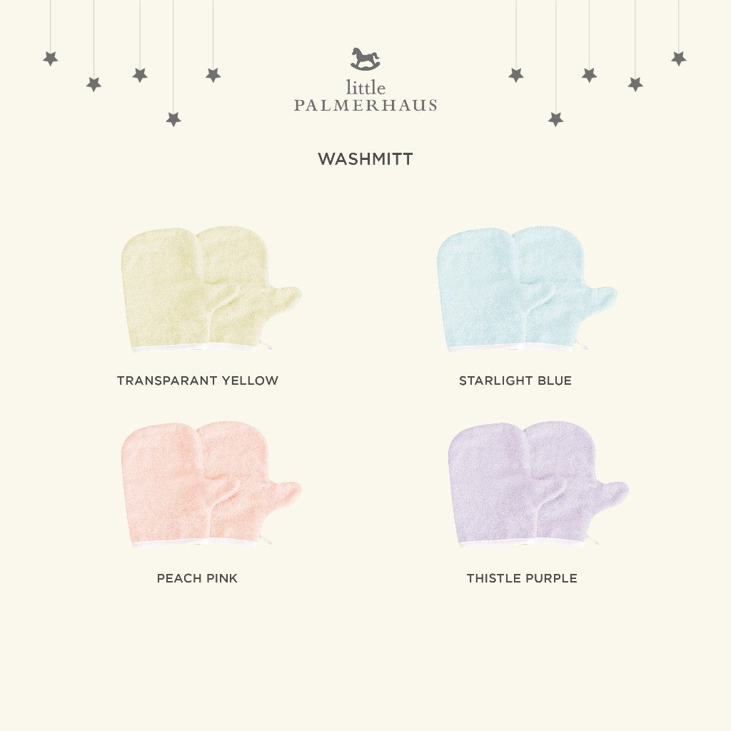 Little Palmerhaus - Bam & Boo Bamboo Washmitt SET OF 2 (Waslap Bayi) 12.0