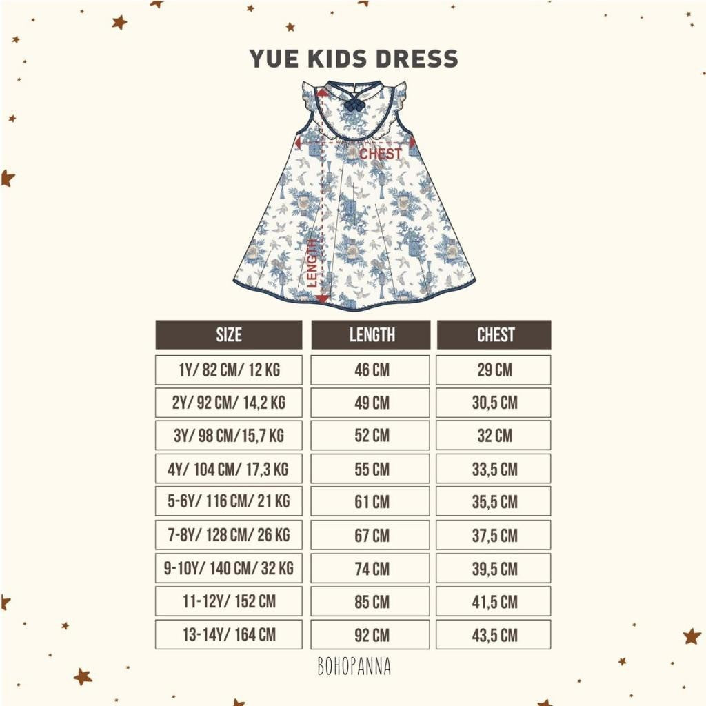 Bohopanna Boho Panna Imlek - Yue Baby and Kids Dress | Boho Panna ( CNY Dress 0-14 tahun )