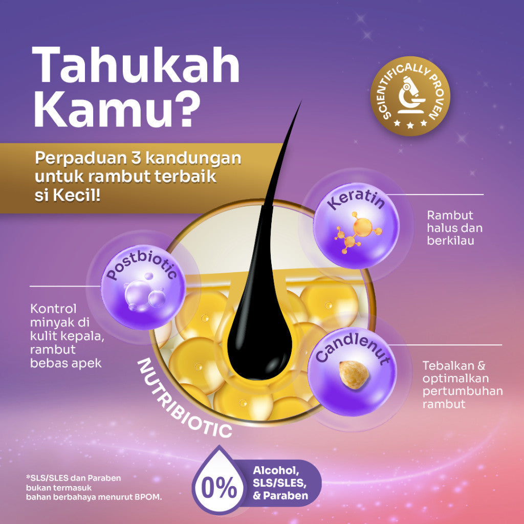 Expert Care - Hair Nutrilotion 100ml - Hair Lotion Rambut Anak & Bayi dengan NUTRIBIOTIC - Kemiri, Keratin, Postbiotic