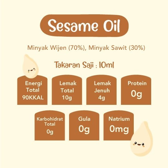 Grouu - MPASI Virgin Olive Oil & Sesame Oil Minyak Wijen - BB Booster (145ml) - NO MSG