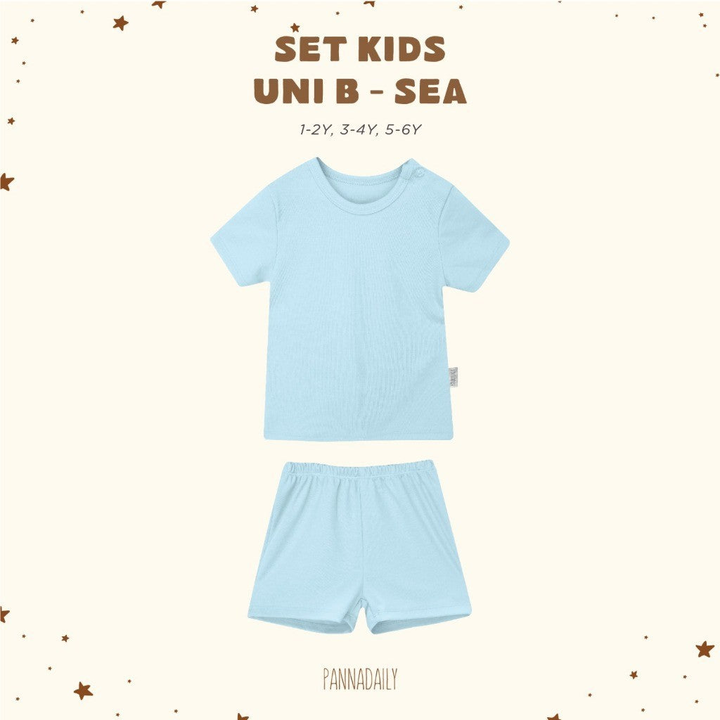 BOHOPANNA - PANNADAILY - SET KIDS UNISEX B - Setelan Baju Anak Laki-Laki