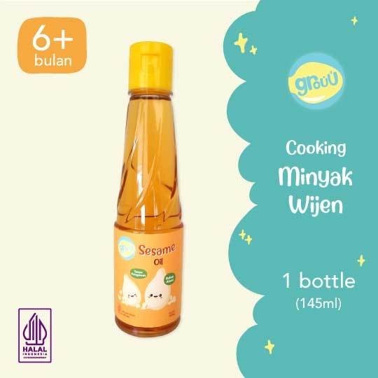 Grouu - MPASI Virgin Olive Oil & Sesame Oil Minyak Wijen - BB Booster (145ml) - NO MSG