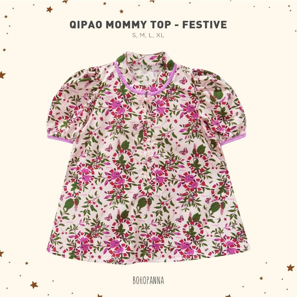 BOHOPANNA - QIPAO BABY DRESS - Dress Imlek Anak - Dress Imlek Bayi Perempuan