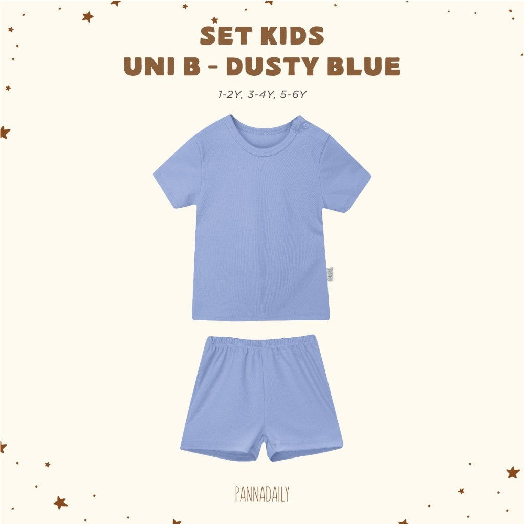 BOHOPANNA - PANNADAILY - SET KIDS UNISEX B - Setelan Baju Anak Laki-Laki