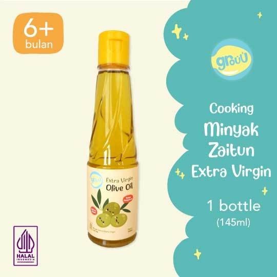 Grouu - MPASI Virgin Olive Oil & Sesame Oil Minyak Wijen - BB Booster (145ml) - NO MSG