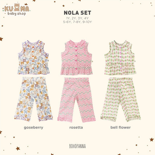 BOHOPANNA - NOLA SET - Setelan Baju Anak Perempuan