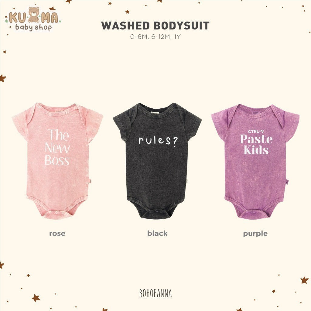 BOHOPANNA - WASHED BODYSUIT - Jumper Bayi