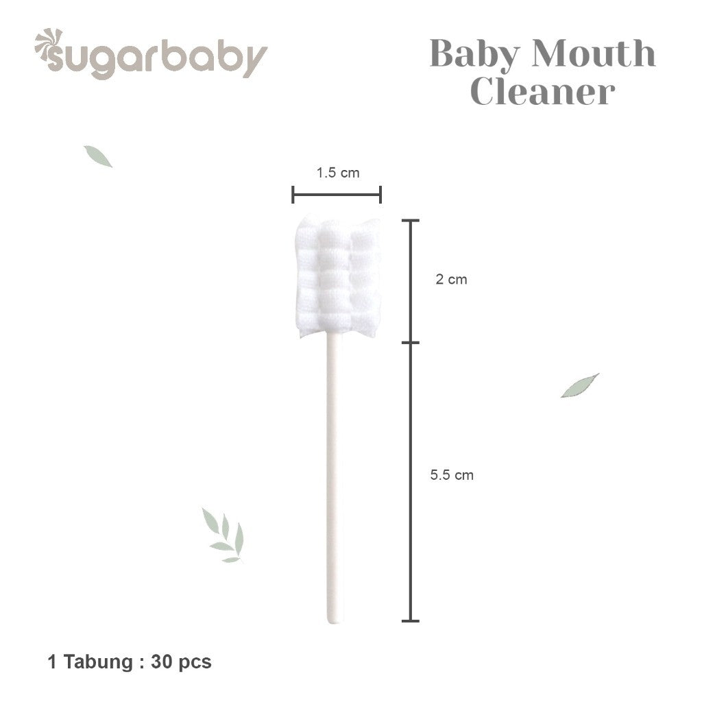 Sugarbaby Baby Mouth Cleaner pembersih mulut lidah bayi/ 30 pc Sikat gigi lidah bayi 0-2 tahun