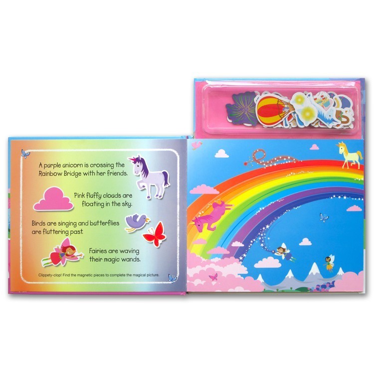 Magical Unicorns Magnetic Story and Play Scene Book
