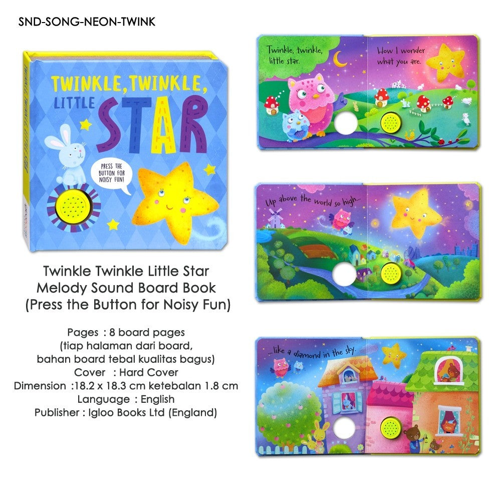 [Igloo Books] Melody Sound & Story Sound Board Books (Super Best Seller!)
