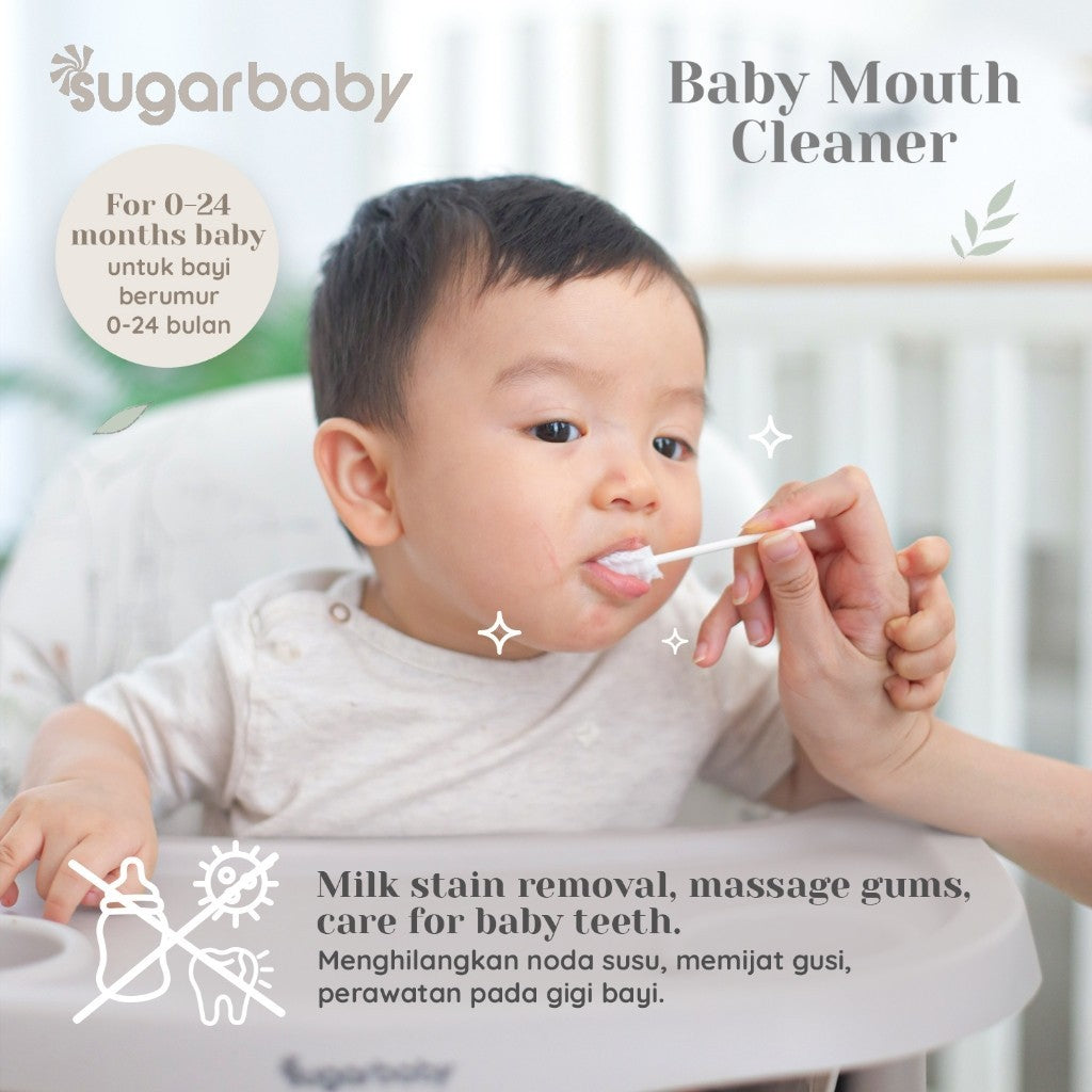 Sugarbaby Baby Mouth Cleaner pembersih mulut lidah bayi/ 30 pc Sikat gigi lidah bayi 0-2 tahun