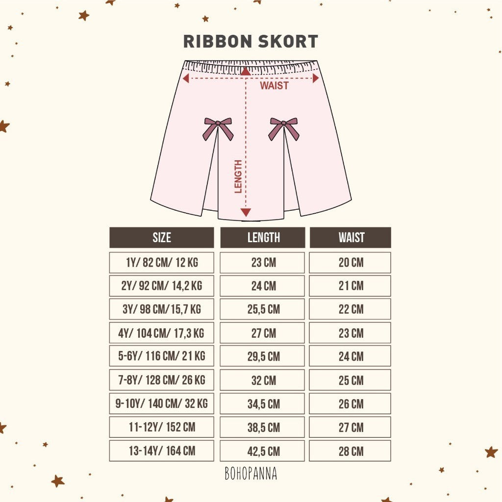 BOHOPANNA - RIBBON SKORT - Rok Anak Perempuan