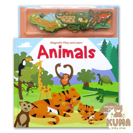 Magnetic Play and Learn Animals Contains 29 Magnets!
