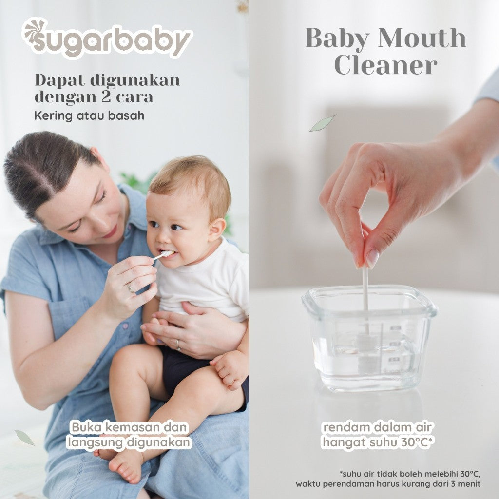 Sugarbaby Baby Mouth Cleaner pembersih mulut lidah bayi/ 30 pc Sikat gigi lidah bayi 0-2 tahun