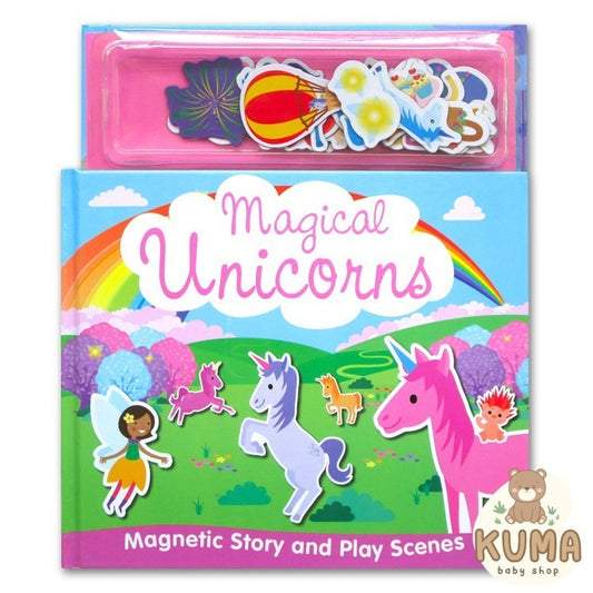 Magical Unicorns Magnetic Story and Play Scene Book