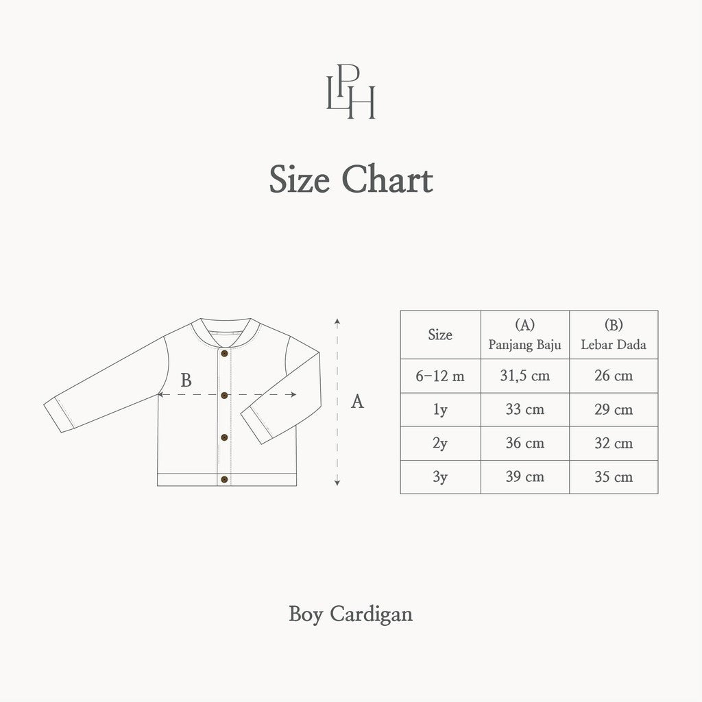 Little Palmerhaus - Boy Cardigan (Jaket Kardigan Anak Laki - Laki)
