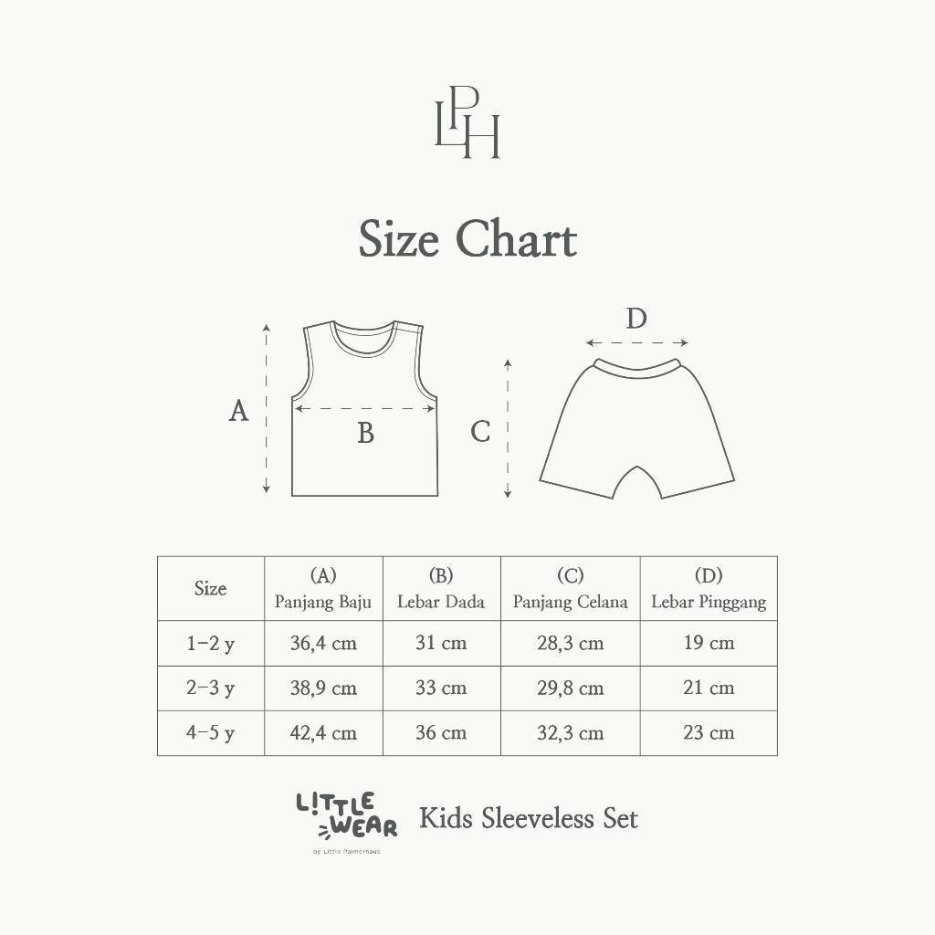 Little Palmerhaus - Little Wear Kids Sleeveless Set (Setelan Anak Lengan Buntung)