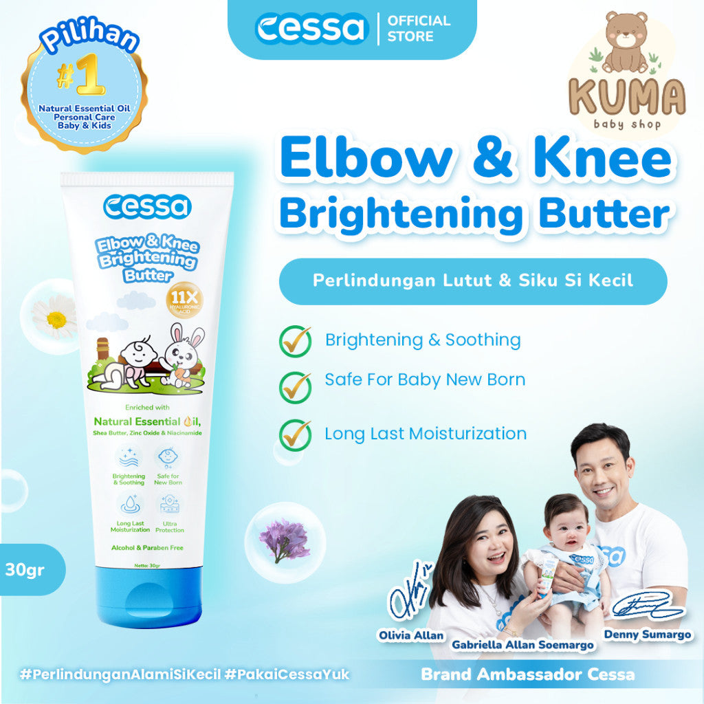 Cessa Elbow & Knee Brightening Butter - Efektif Mencerahkan Dan Menghidrasi Kulit