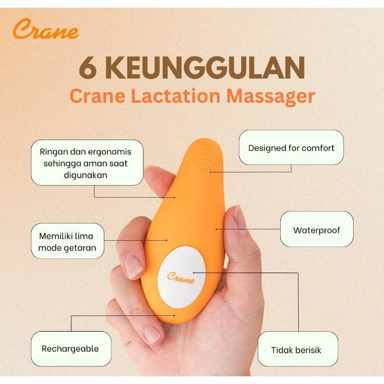 Crane Lactation Massager - Alat Pijat Laktasi ASI Ibu Menyusui