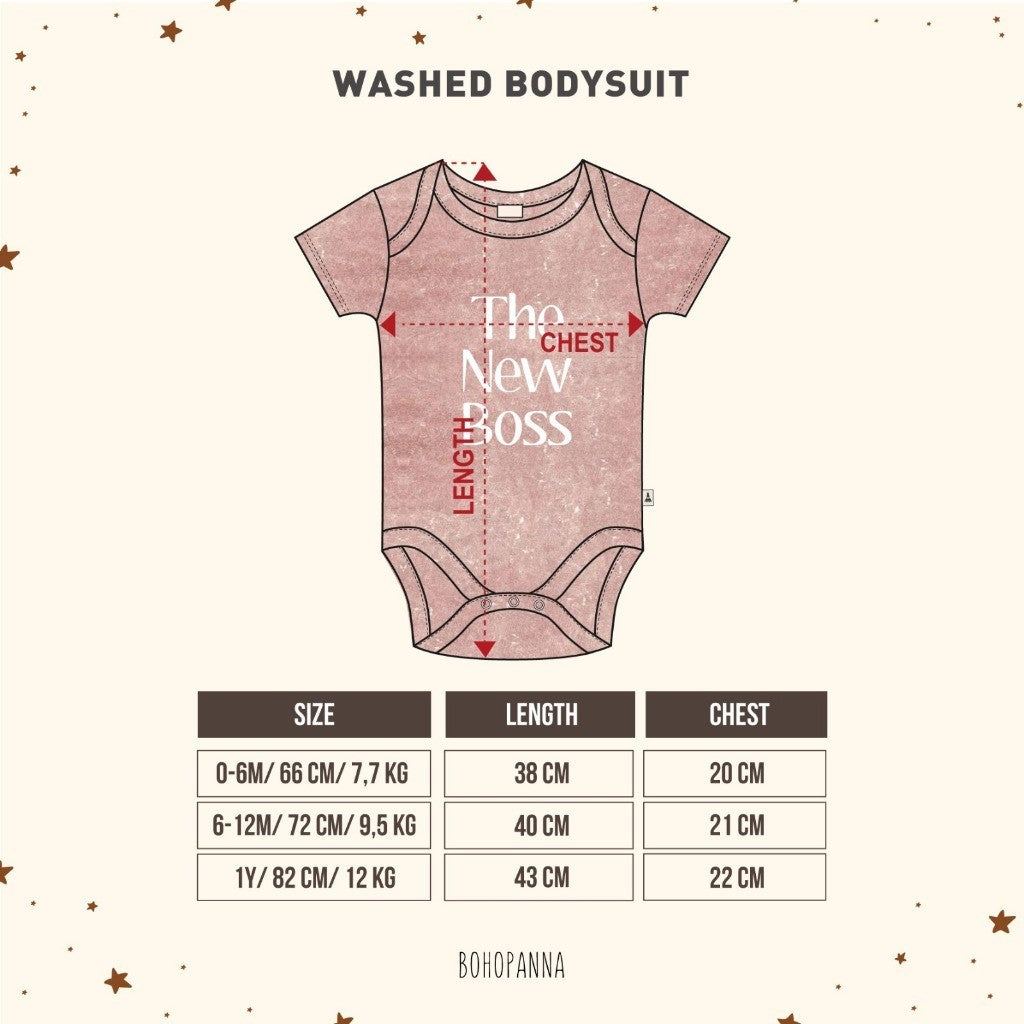 BOHOPANNA - WASHED BODYSUIT - Jumper Bayi