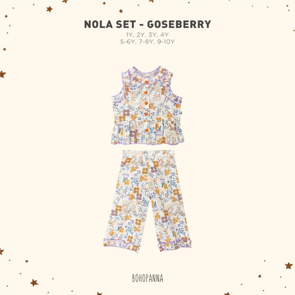 BOHOPANNA - NOLA SET - Setelan Baju Anak Perempuan