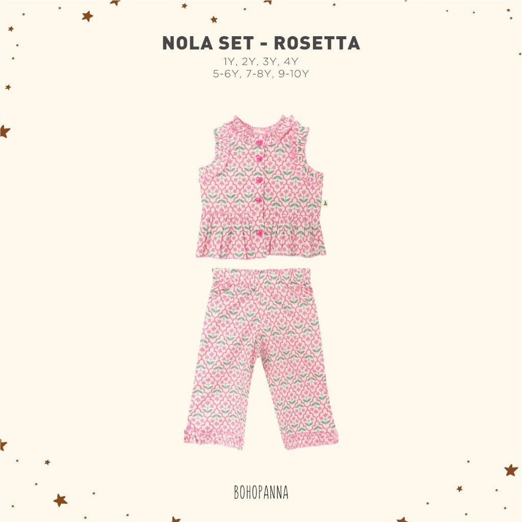 BOHOPANNA - NOLA SET - Setelan Baju Anak Perempuan