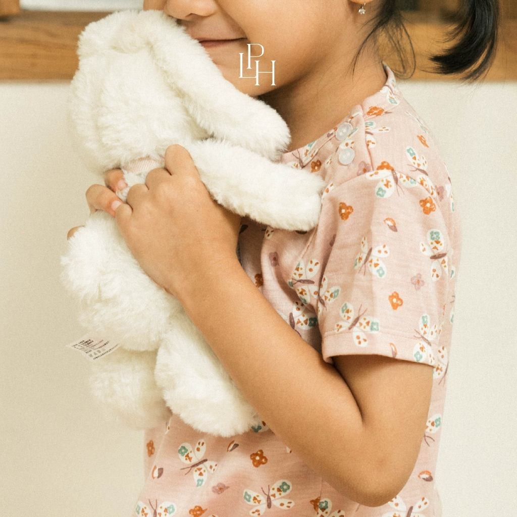 Little Palmerhaus - Little Wear Shoulder Button Short Set (Setelan Anak Lengan Pendek) 31.0