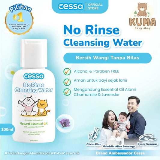 Cessa No Rinse Cleansing Water | Bersih Praktis