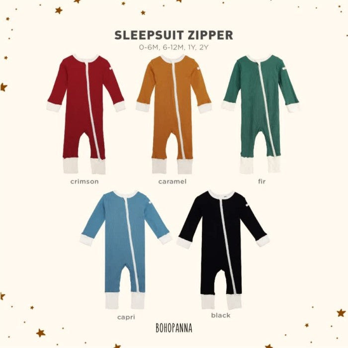 BOHOPANNA - SLEEPSUIT ZIPPER - ONESIE