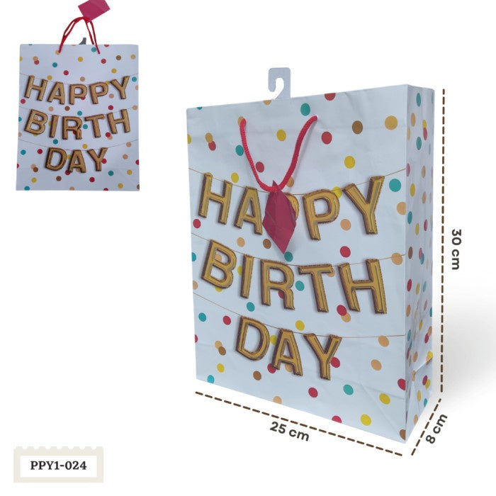 Paper Bag Ulangtahun Happy Birthday | Tas Kertas Ulangtahun Souvenir B