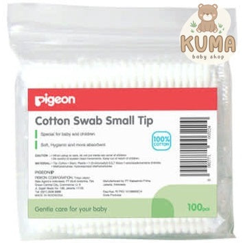 Pigeon Cotton Bud Swab Small Tip Korek Kuping Kapas 100s