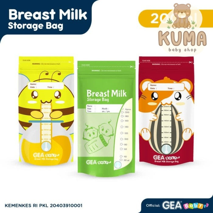 GEA BABY Kantong ASI 200ml Breast Milk Storage Bag 30 pcs