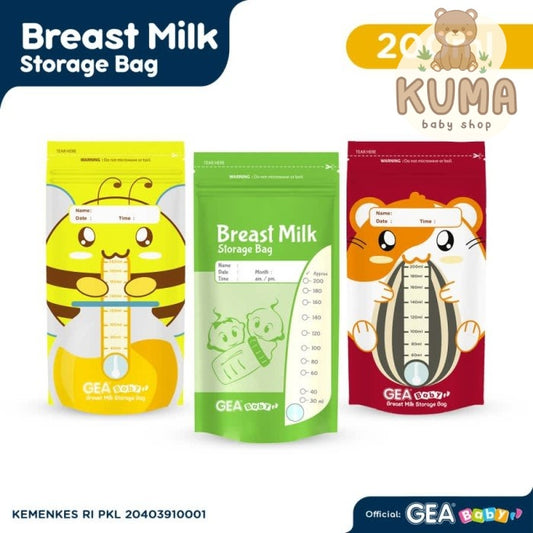 GEA BABY Kantong ASI 200ml Breast Milk Storage Bag 30 pcs