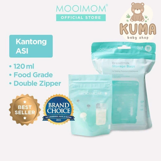 Mooimom Breastmilk Storage Bags 120Ml