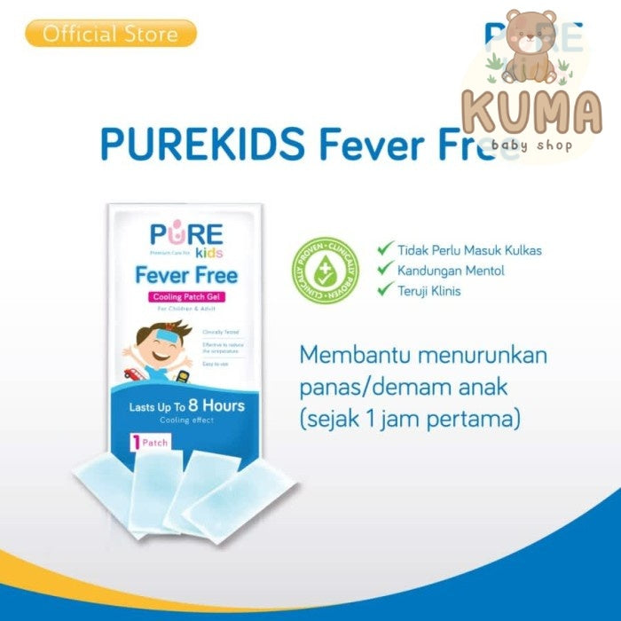 Purebb Kids Fever Free Plester Kompres Demam Anak