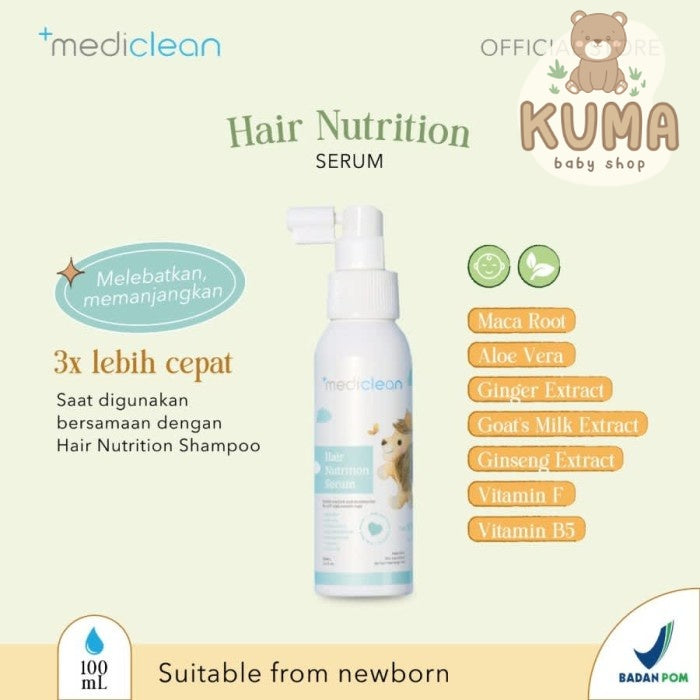 Mediclean Hair Nutrition Serum 100ml Nutrisi Kulit Kepala Rambut Bayi