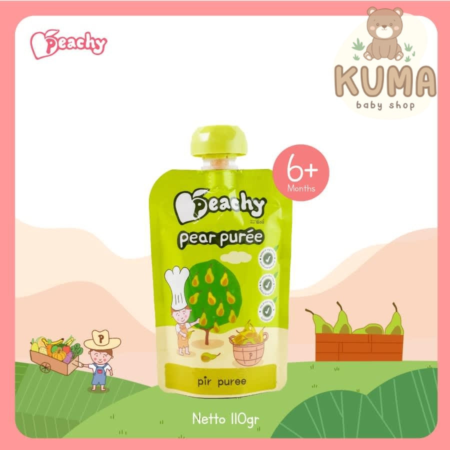 Peachy Pouch Pear Puree